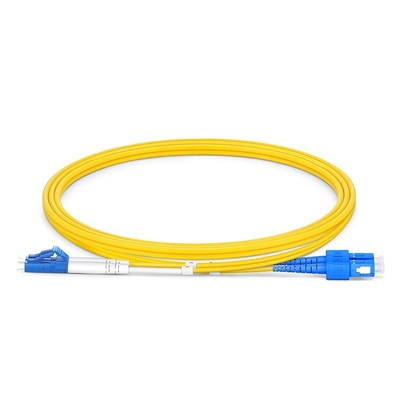 5m LC UPC ενιαίο τρόπο καλωδίων OS2 μπαλωμάτων ινών Sc UPC στο διπλό