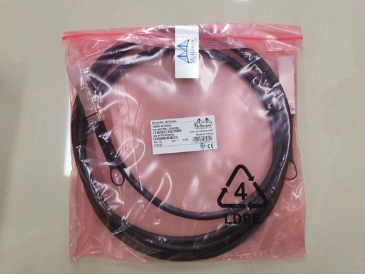 Καλώδιο χαλκού άμεσης σύνδεσης Mellanox Direct Attach Copper Cable InfiniBand EDR έως 100Gb/s QSFP28 3m Μαύρο 26AWG Εξοπλισμός οπτικών ινών
