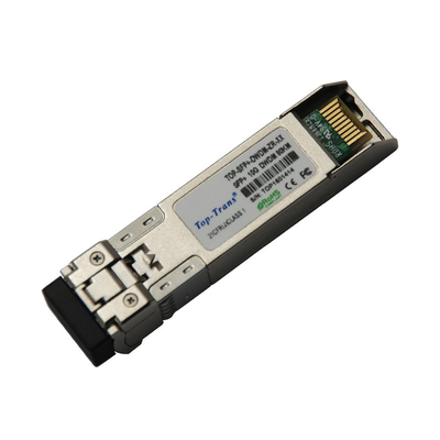 DWDM 80KM ενιαίος πρότυπος LC οπτικών ινών SFP συνδετήρας ενότητας 10G