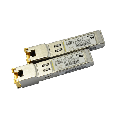 1000base Τ 100M πομποδεκτών δικτύων glc-τ χαλκού της Cisco SFP 1G