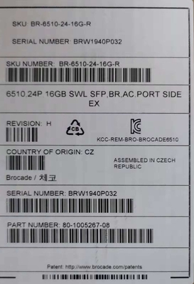 BR-6510-48-16g-ρ διακόπτης 48 επιχειρηματικών δεσμών μπροκάρ διοικούμενο λιμένες ράφι
