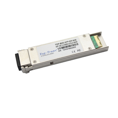 Toptrans 60Km ενότητα 10G SFP+ BIDI TX 1330nm RX 1270nm 10G SFP