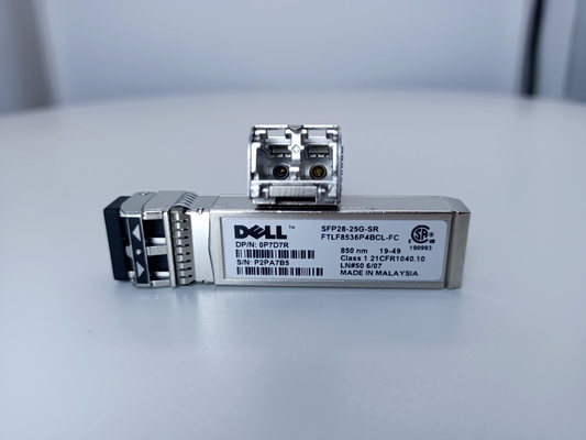 Πομποδέκτης ftlf8536p4bcl-FC της Dell 25Gb/s SFP+