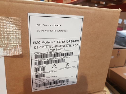EMC DS6510B 24 ενεργός 8GB διακόπτης Em-6510-24-8g-ρ μπροκάρ SAN λιμένων