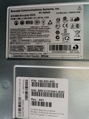 16Gb SFP+ 8 ενεργός διακόπτης DELL EMC Connectrix DS 6505B μπροκάρ SAN λιμένων