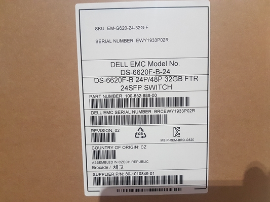 24 ενεργός διακόπτης BR-g620-24-32g-ρ μπροκάρ SAN λιμένων με 24pcs 32GB SFP