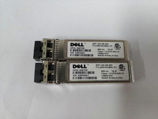 0N8TDR SR 850nm 300m πομποδεκτών SFP+ 10GbE της Dell διπλό LC