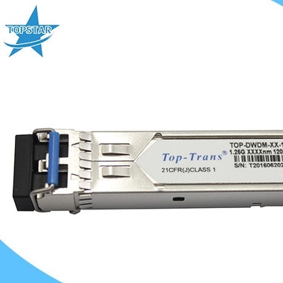 οπτική ενότητα πομποδεκτών 1310nm 120km SMF SFP 1.25G DWDM SFP