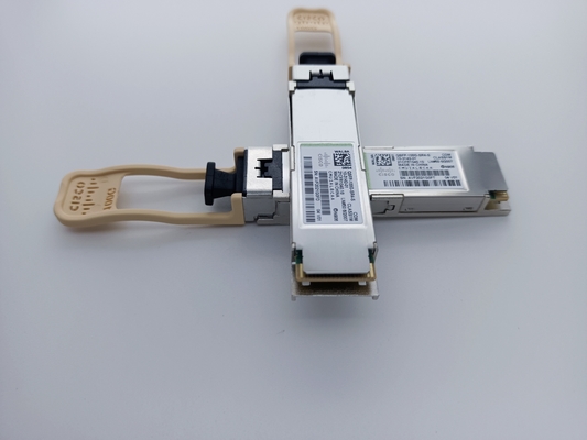 Cisco qsfp-100g-sr4-s 10-3142-01 QSFP28 100G SR4 100m οπτική ενότητα OM4 MMF με το συνδετήρα mpo-12