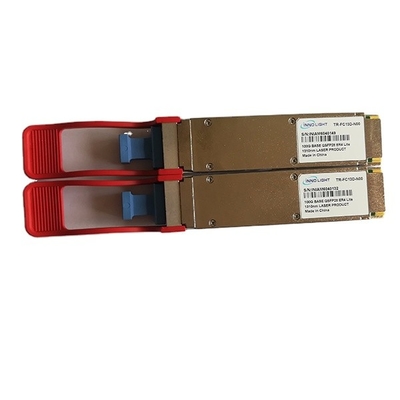 Οπτικός πομποδέκτης InnoLight TR-fc13d-N00 100G QSFP28 ER4 Lite