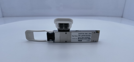 Qsfp-100g-zr4-s οπτική ενότητα 1310nm 80km SMF διπλό LC πομποδεκτών