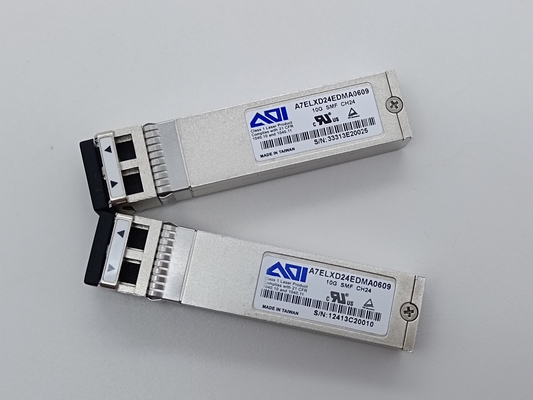 Συμβατός πομποδέκτης AOI A7ELXD24EDMA0609 SFP+ DWDM Dual LC 10G SMF 40km