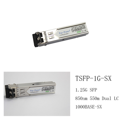Διπλή οπτική ενότητα πομποδεκτών Arista SFP-1g-SX SFP 1.25G 850nm LC πολλαπλού τρόπου