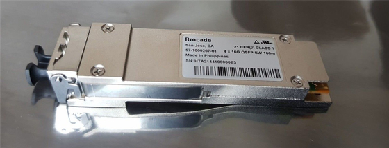 57-1000267-01 πομποδέκτης 64G SWL FC QSFP για 8510 SAN διευθυντής Grade Α
