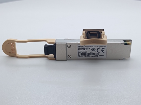 Finisar FTLC9559REPM 100m παράλληλος οπτικός πομποδέκτης MMF QSFP28 για 100G Ethernet