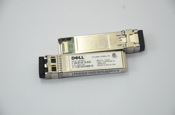 Πολλαπλού τρόπου SFP+ οπτική ενότητα πομποδεκτών της Dell ftlx8571d3bcl-FC 10Gb/S 850nm