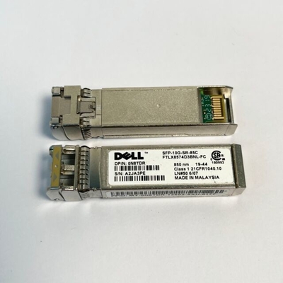Οπτική ενότητα πομποδεκτών SFP-10g-SR-85C της Dell ftlx8574d3bnl-FC 10Gb/S 850nm SFP+
