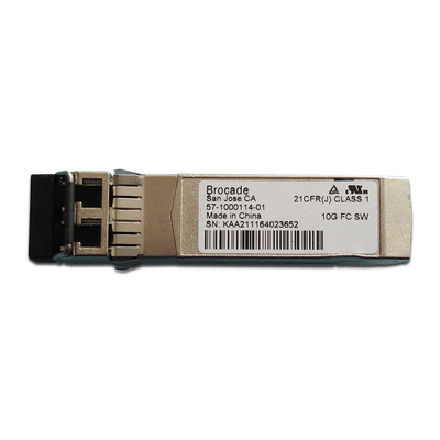 Μπροκάρ xbr-000218 ενότητα πομποδεκτών 850nm 300m LC MMF καναλιών SFP+ ινών 57-1000114-01 10G