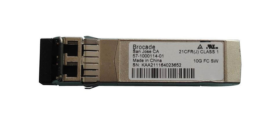 Πομποδέκτης 10G 850nm 100m μπροκάρ 57-1000130-01 10g-sfpp-USR FC SFP+ διπλή οπτική ενότητα LC MMF