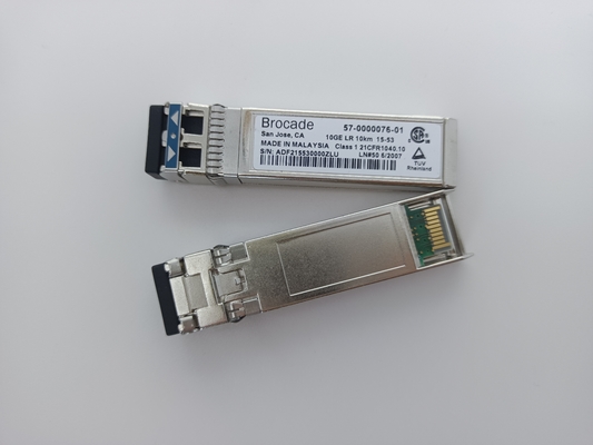 Πομποδέκτης xbr-000182 μπροκάρ 57-0000076-01 FC SFP οπτική ενότητα της 10gbase-LR SFP+ 1310nm 10G LWL