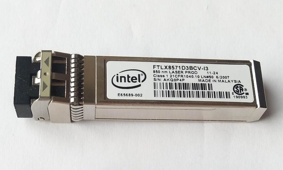 Οπτική ενότητα πομποδεκτών 10gbase-SR 850nm SFP+ InteI FTLX8571D3BCV-I3