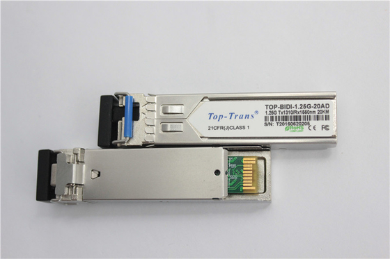 Cisco glc-bx-20U 1.25G BIDI SFP 1310nm 1550nm 20km μονοκατευθυντικός LC πομποδέκτης SMF