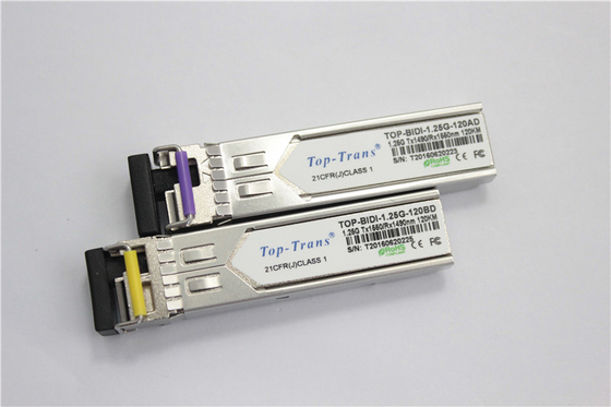 Glc-bx120-u 1.25G BIDI SFP 1490nm 1550nm 120km της Cisco μονοκατευθυντικός LC πομποδέκτης SMF