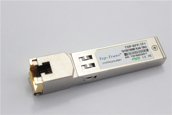 Πομποδέκτης 1000base-τ Mellanox mc3208411-τ χαλκού RJ45 SFP 1GbE
