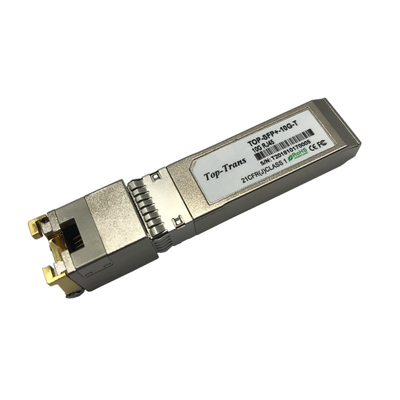 Συμβατός 10G πομποδέκτης χαλκού RJ45 SFP+ Mellanox mfm1t02a-τ 10gbase-τ