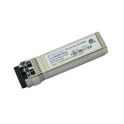 Finisar FTLF8526P3BNL 6,1 σύντομο μήκος κύματος 850nm 300m Gb/S οπτική ενότητα πομποδεκτών SFP+