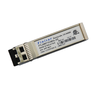 Αρχικό Finisar FTLX8571D3BNL Module Compatible 10Gb/S 850nm SFP+ Οπτικός Πηρακτής Datacom