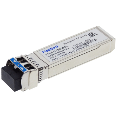 Αρχικό Finisar FTLX1475D3BCL-FC RoHS-6 συμμορφούμενο 10Gb/S 10km 1310nm SMF Datacom SFP+ Transceiver