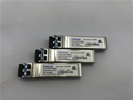 Αρχική Finisar FTLX1471D3BCV Μονάδα 10G διπλού ρυθμού10km SFP+ 10km SFP+ Οπτικός Πηρακτής