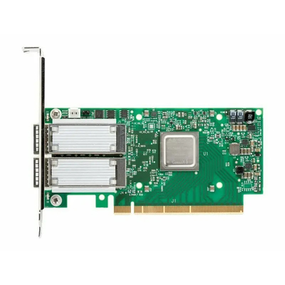 Η Mellanox ConnectX-6 25GbE διπλής θύρας SFP28 PCIe 4.0 X 8 Νέα κάρτα προσαρμογή δικτύου με υψηλή θύρα διεπαφής Ethernet PCIe4.0