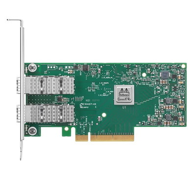 Η Mellanox ConnectX-6 25GbE διπλής θύρας SFP28 PCIe 4.0 X 8 Νέα κάρτα προσαρμογή δικτύου με υψηλή θύρα διεπαφής Ethernet PCIe4.0