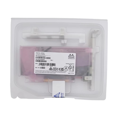 Mellanox Connectx-5 3.0x8 25Gbit Δύο κάρτες επέκτασης προσαρμογέα δικτύου SFP28 PCIe MCX512A-ACAT