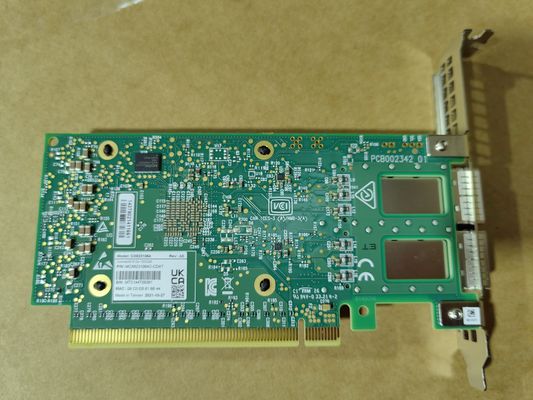 Κάρτα προσαρμογέα δικτύου Mellanox QSFP56 100GbE Dual-Port MCX623106AC-CDAT Εξοπλισμός οπτικών ινών
