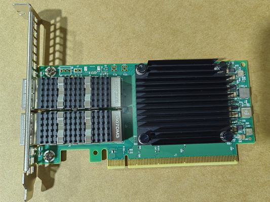 Κάρτα προσαρμογέα δικτύου Mellanox QSFP56 100GbE Dual-Port MCX623106AC-CDAT Εξοπλισμός οπτικών ινών