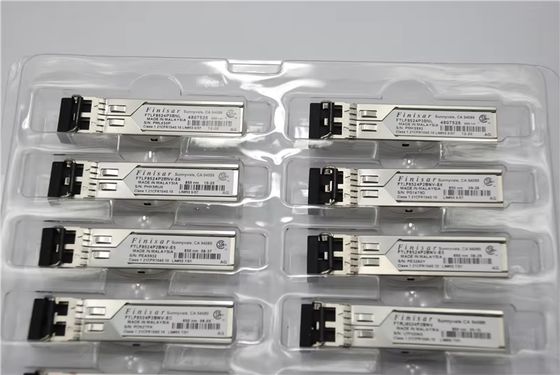Αρχική μάρκα Finisar 16Gb FC SW LC 850nm 100m SFP+ Πιστολήπτης FTLF8529P4BCV-HD Υψηλής ποιότητας οπτικό εξοπλισμό ινών