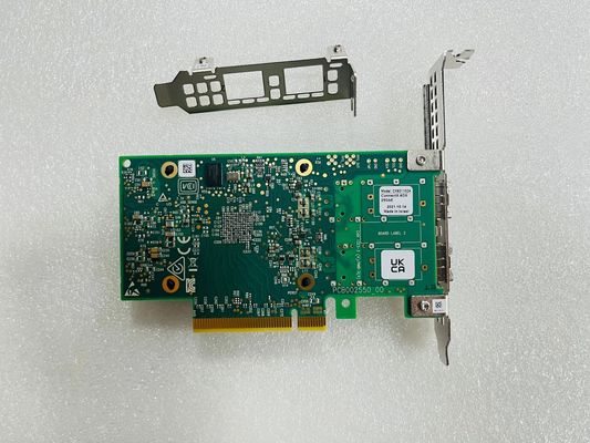 Mellanox MCX621202AC-ADAT ConnectX-6 Dx Ασύρματη κάρτα προσαρμογή EN Εσωτερικός διακομιστής 25GbE Διπλής θύρας SFP28 PCI Express 4.0 X16 Stock