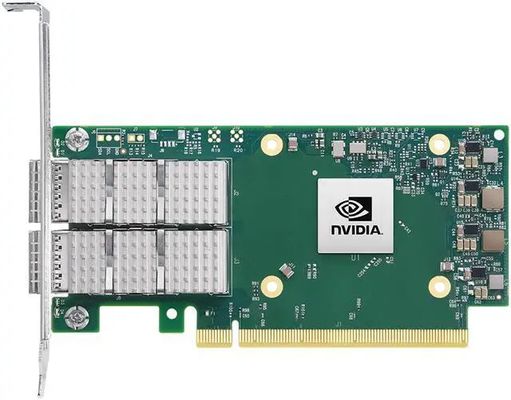 NVIDIA MCX621202AC-ADAT Κάρτα ασύρματου προσαρμογέα εσωτερικού διακομιστή 25GbE Dual-Port SFP28 PCI Express 4.0 X16 Stock