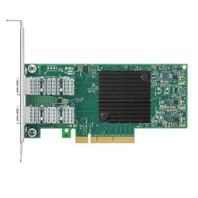 Mellanox MCX653106A-HDAT 40G Δύο θύρες κάρτα QSFP56 Fiber Optic Adapter για 40G Ethernet με εγγύηση 1 έτους