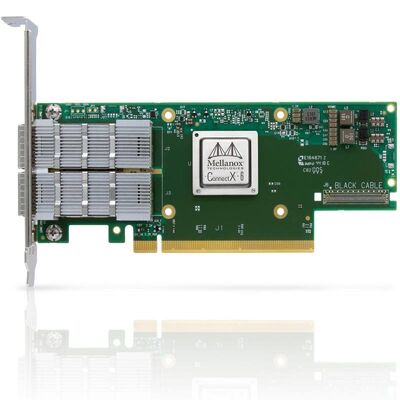 Νέα NVIDIA MCX653106A-HDAT ConnectX-6 Infiniband 200GbE HDR Ethernet Διπλή θύρα QSFP56 PCIe4.0 X16 Κάρτα προσαρμογή διακομιστή