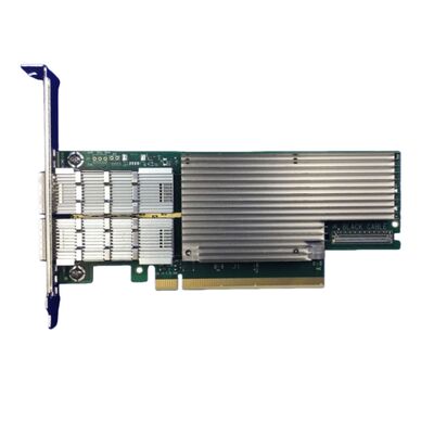 NVIDIA Connect-6 VPI Series MCX654106A-HCAT Ethernet Network Interface Card PCIe 3.0x16 Διπλή θύρα 200Gb/s Διακομιστής QSFP56