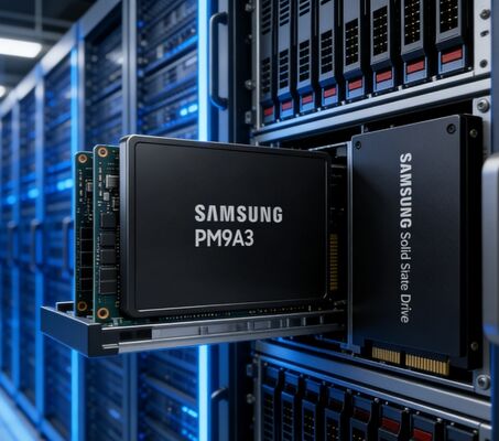 Samsung MZQL23T8HCLS-00B7C 3.84TB Enterprise SSD PCIe 4.0 U.2 NVMe 1.4 για κέντρο δεδομένων διακομιστών