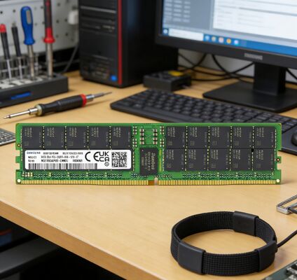 Samsung M321R8GA0PB0-CWMCJ 64GB DDR5 5600MT/s (PC5-44800) ECC RDIMM 2Rx4 1.1V Μνήμη RAM Διακομιστή