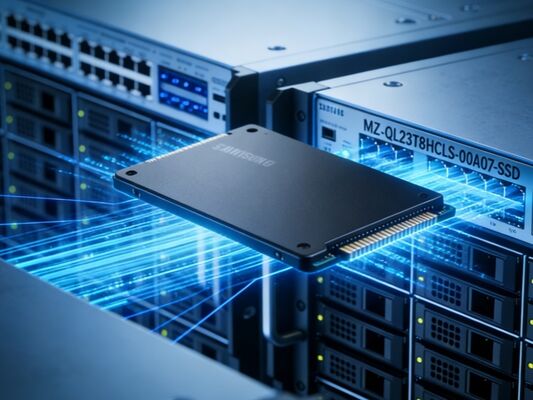 Samsung MZQL23T8HCLS-00A07 3.84TB Enterprise SSD U.2 PCIe 4.0 NVMe 1.0 DWPD 5-ετής Εγγύηση Solid State Drive