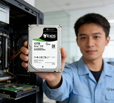 Seagate ST12000NM000J 12TB 7200RPM SATA 6Gb/s 3.5 Inch Enterprise Hard Drive HDD for Server Data Center