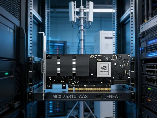 Προσαρμογέας 400 Gb NDR VPI MCX75310AAS-NEAT ConnectX-7 Μονό σύστημα OSFP για σύμπλεγμα κέντρων δεδομένων AI HPC
