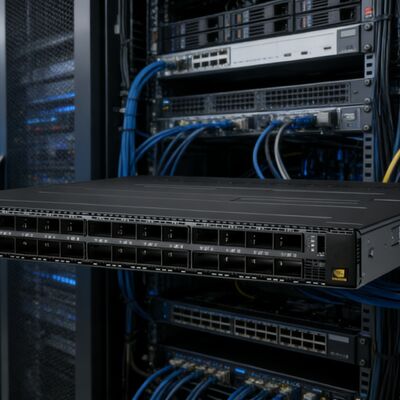 NVIDIA MQM9790-NS2R Quantum-2 1U NDR 400Gb/s InfiniBand Switch 64 θύρες 32 OSFP μη διαχειριζόμενη αντίστροφη ροή αέρα C2P για AI Cluster DGX H100